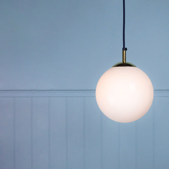 Opaline Shade Pendant Set - Medium