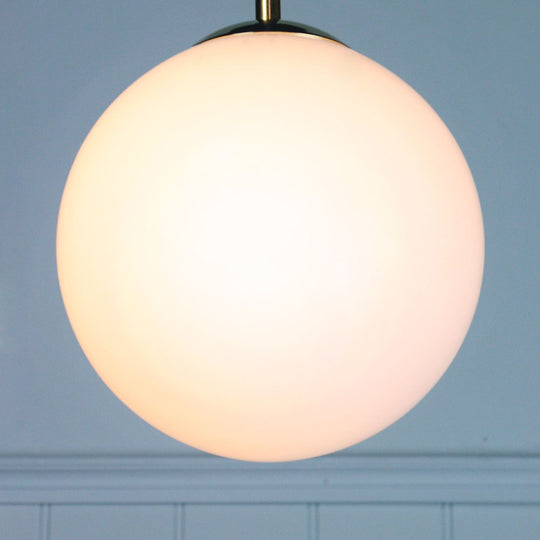 Opaline Shade Pendant Set - Medium