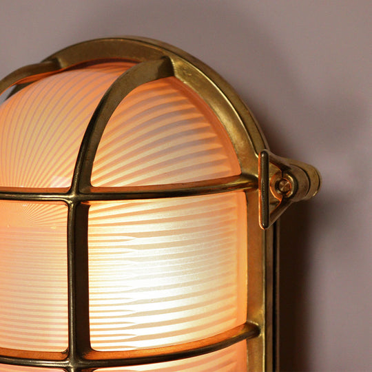 Brass Oval Bulkhead Medium