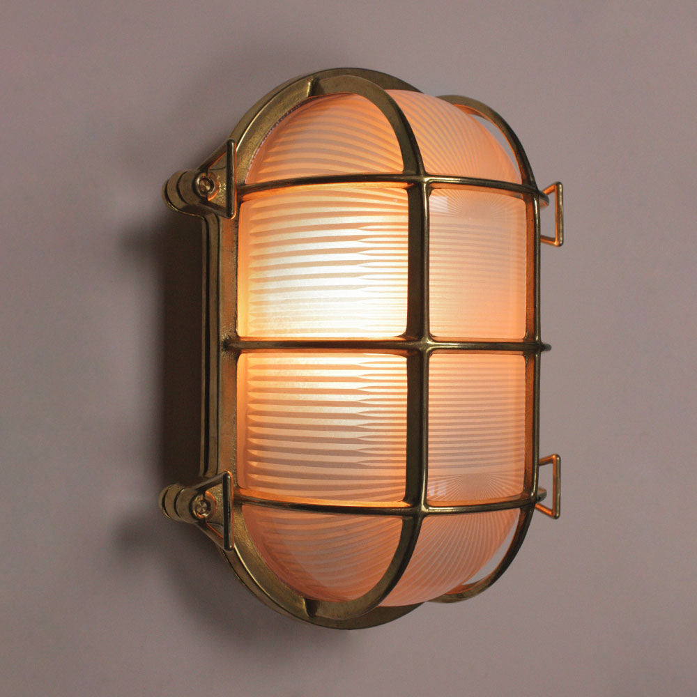 Brass Oval Bulk Head Extra Large