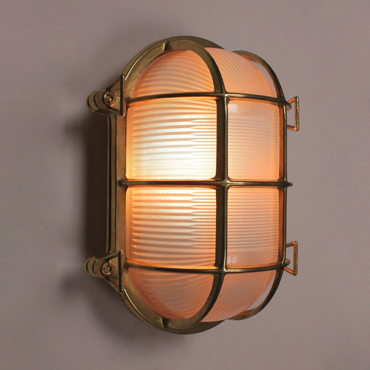 Brass Oval Bulk Head Extra Large