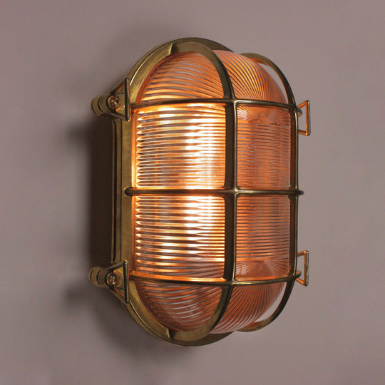 Brass Oval Bulk Head Extra Large