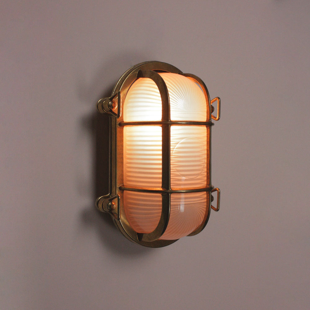 Brass Oval Bulkhead Medium
