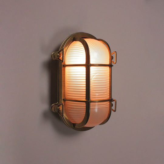 Brass Oval Bulkhead Medium