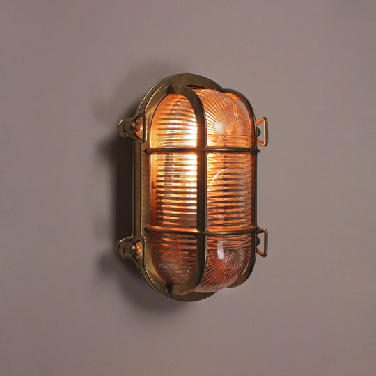Brass Oval Bulkhead Medium