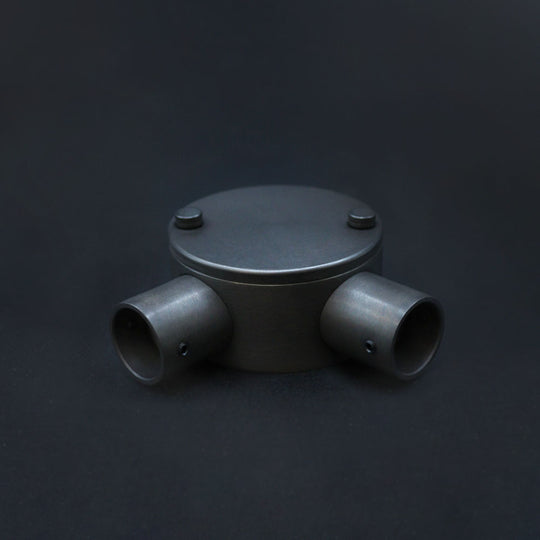 20mm Conduit Angle Box - Dark Bronze