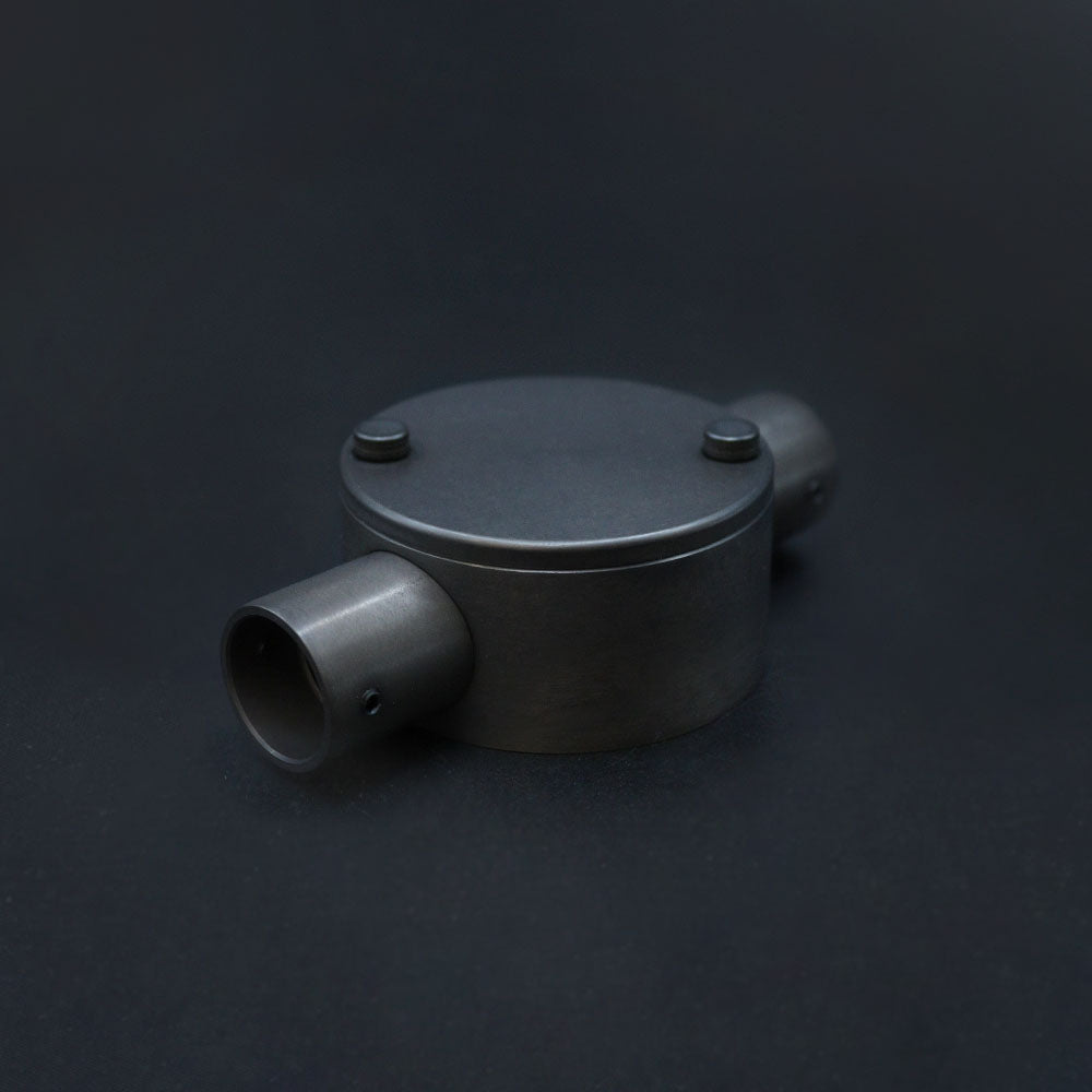 20mm Conduit Through Box - Dark Bronze