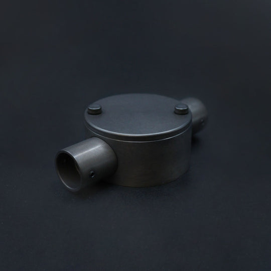 20mm Conduit Through Box - Dark Bronze