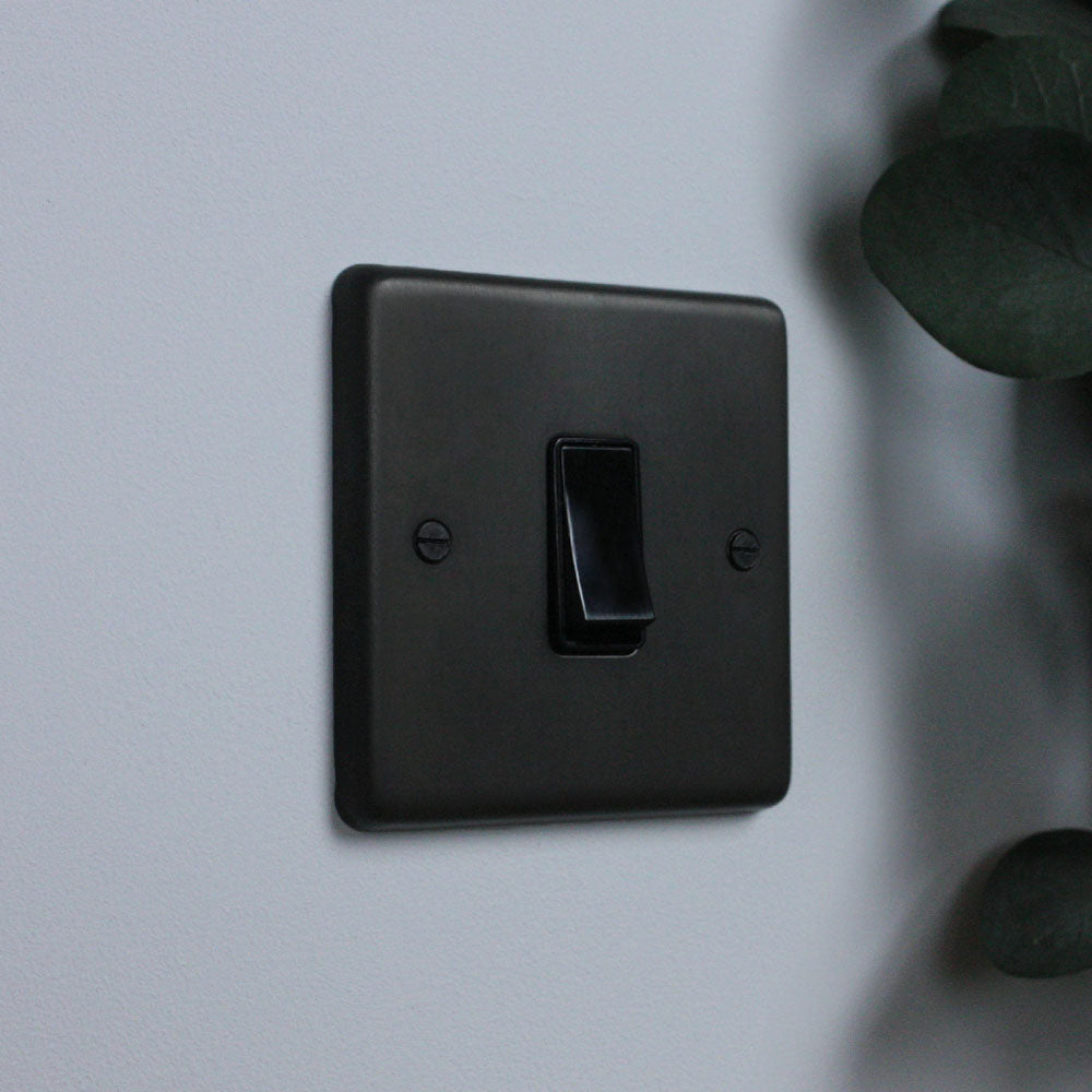 Dark Bronze 1 Gang Intermediate Switch