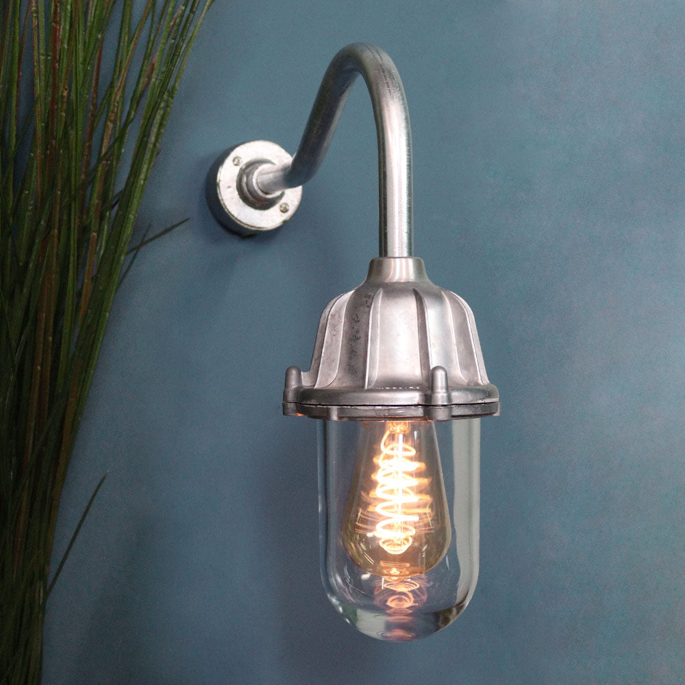 Railway Lantern with Swan Neck