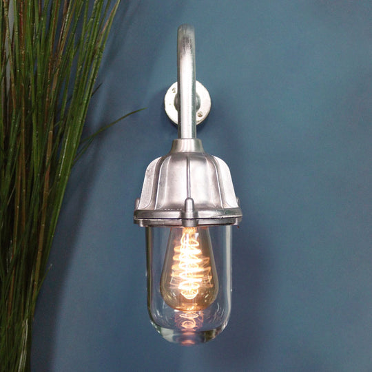 Railway Lantern with Swan Neck