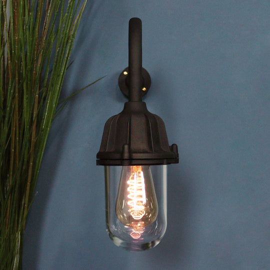 Railway Lantern with Swan Neck
