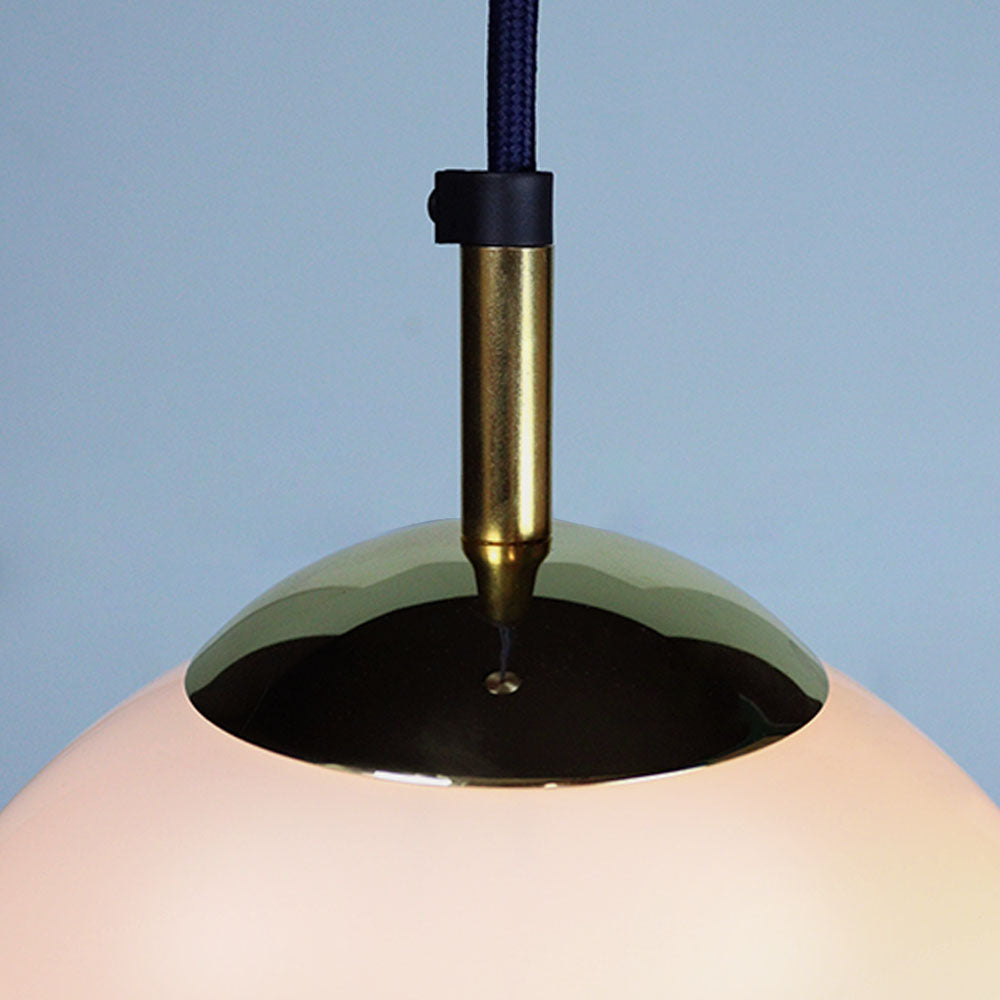 Opaline Shade Pendant Set - Medium