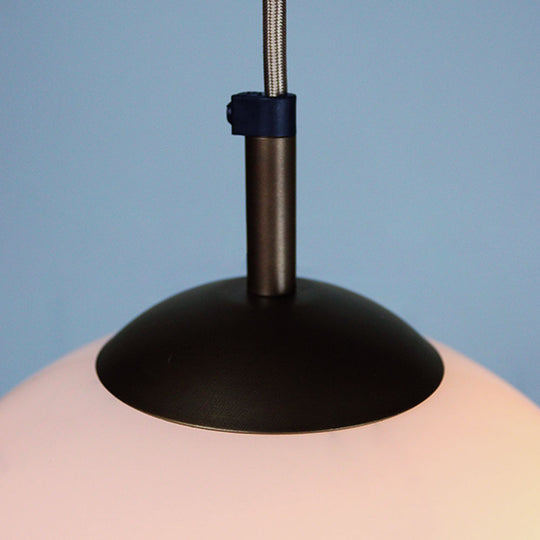 Opaline Shade Pendant Set - Medium
