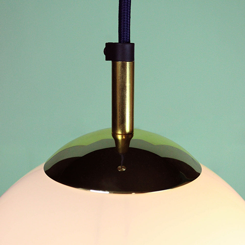 Opaline Shade Pendant Set - Large