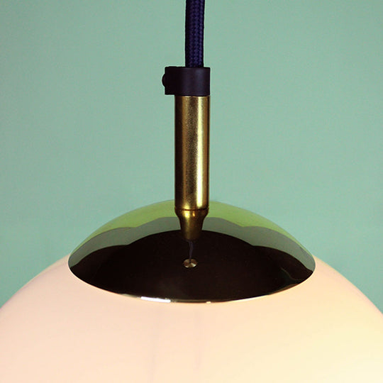 Opaline Shade Pendant Set - Large