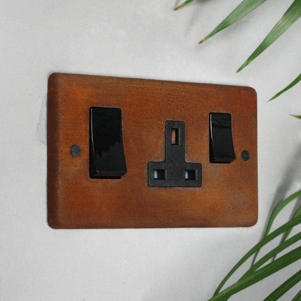 Rusted 45A Cooker Switch with Socket