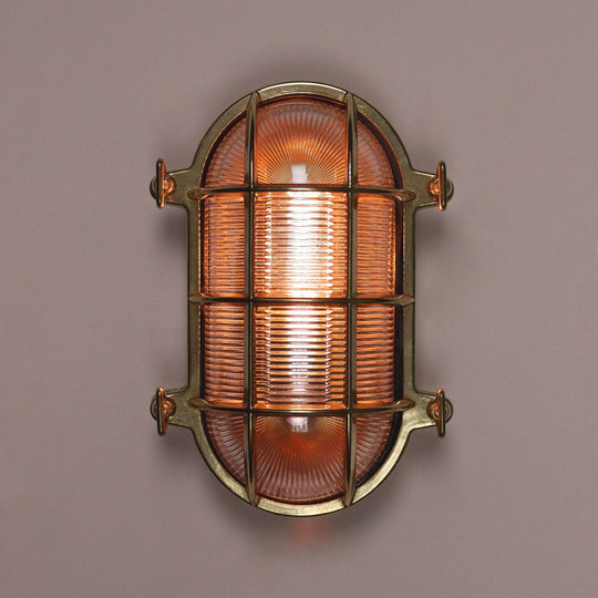 Brass Oval Bulkhead Large