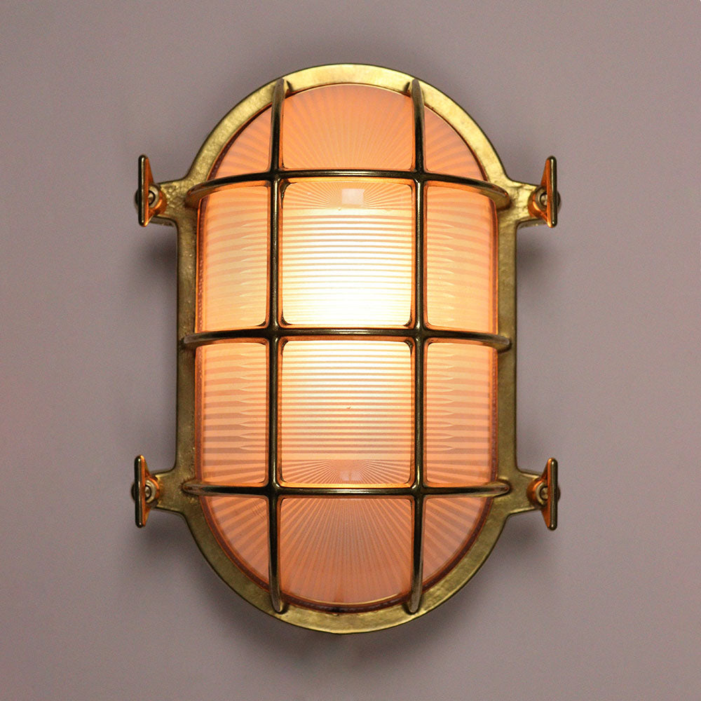 Brass Oval Bulk Head Extra Large