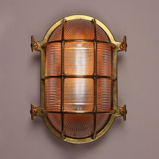 Brass Oval Bulk Head Extra Large