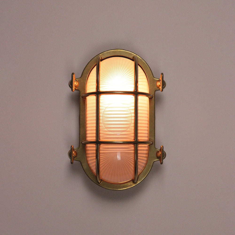Brass Oval Bulkhead Medium