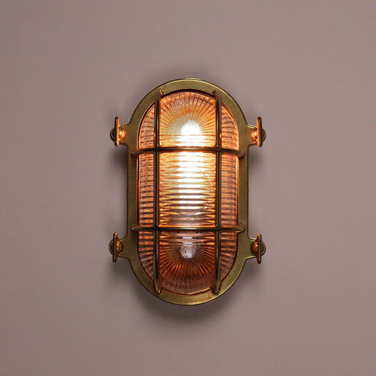 Brass Oval Bulkhead Medium