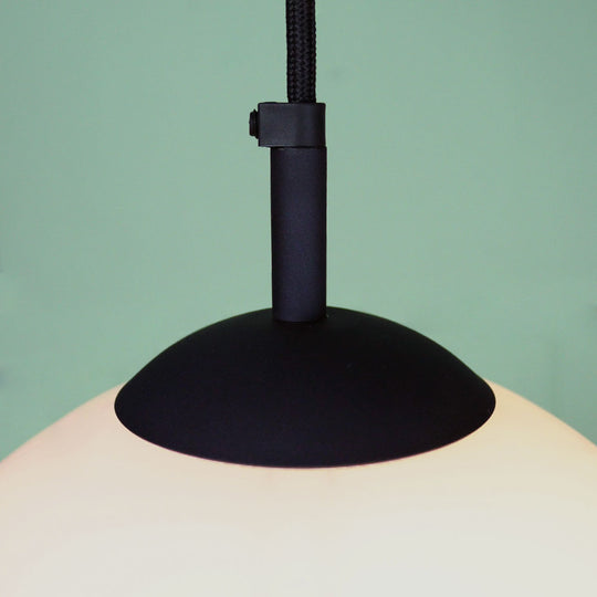 Opaline Shade Pendant Set - Large