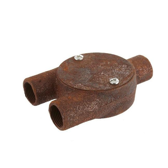 20mm Conduit Y Box - Rust