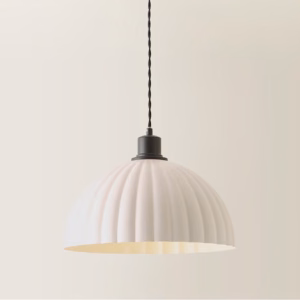 Ribbed Dome Pendant Ceiling Light - Image 1